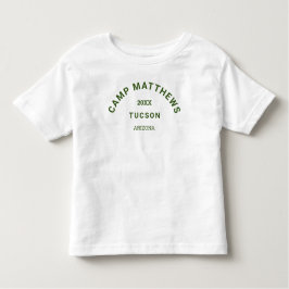 Camiseta De Bebé Viaje de camping para familias de Escudos verdes f