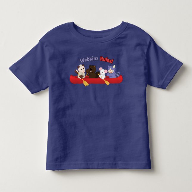 Camiseta De Bebé Viaje de la canoa de las reglas de Webkinz el | (Anverso)