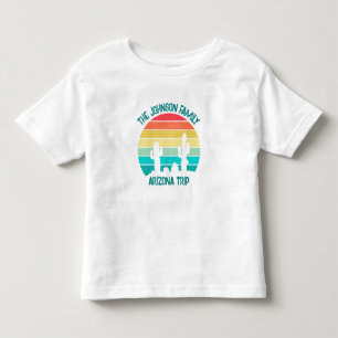 Camiseta De Bebé Viaje de Personalizado Sunset Cactus en el desiert