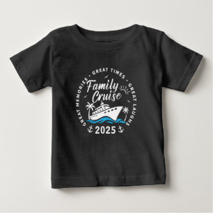 Camiseta De Bebé Viaje en crucero coincidente de grupo de crucero d