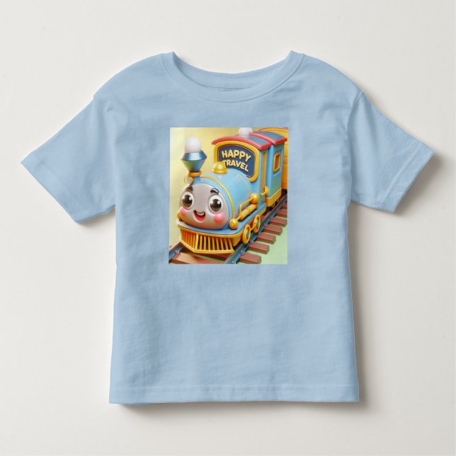 Camiseta De Bebé Viaje en tren por Natasha Us (Anverso)