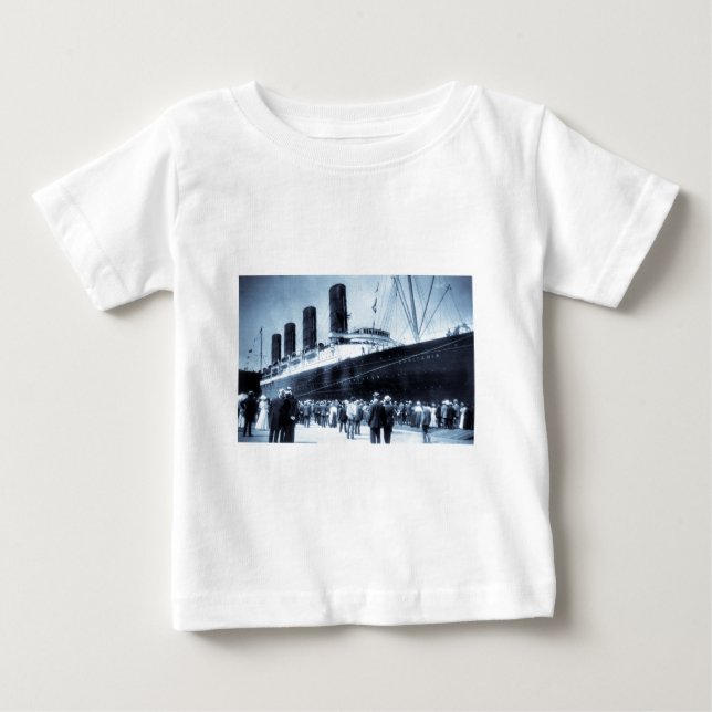 Camiseta De Bebé Viaje virginal del Lusitania del RMS, 13 (Anverso)