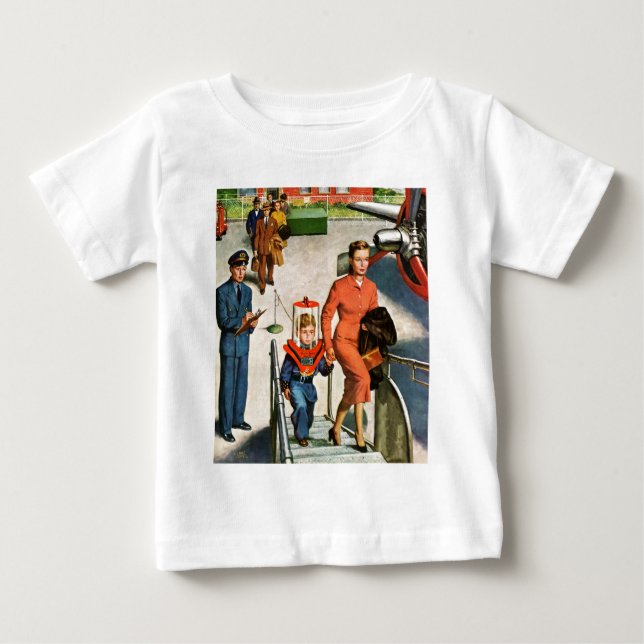 Camiseta De Bebé Viajero espacial (Anverso)