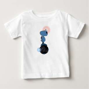 Camiseta de bebé viajero por la esfera de Qwiby
