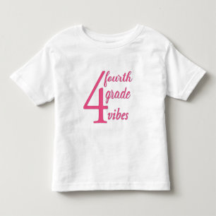 Camiseta De Bebé Vibes de cuarto grado