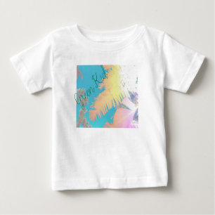 Camiseta De Bebé Vibes positivas de palmeras tropicales