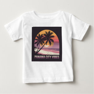 Camiseta De Bebé Vibraciones de la Ciudad de Panamá