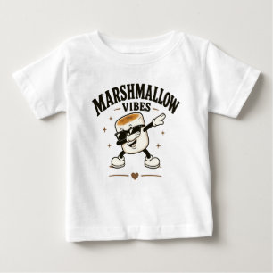 Camiseta De Bebé Vibraciones de malvavisco