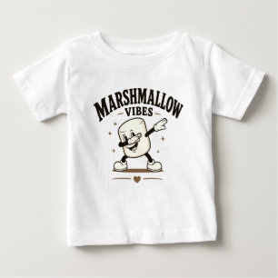 Camiseta De Bebé Vibraciones de malvavisco