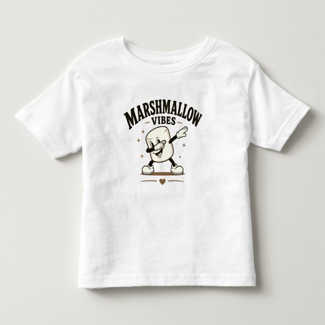 Camiseta De Bebé Vibraciones de malvavisco (Anverso)