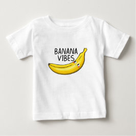 Camiseta De Bebé Vibraciones de Plátano