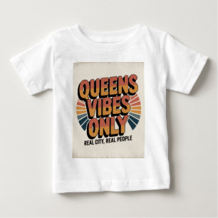 Camiseta De Bebé Vibraciones de Queens solamente