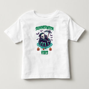 Camiseta De Bebé Vibraciones de Summerween – Segador Relajado