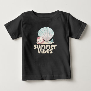 Camiseta De Bebé Vibraciones de Verano Niños