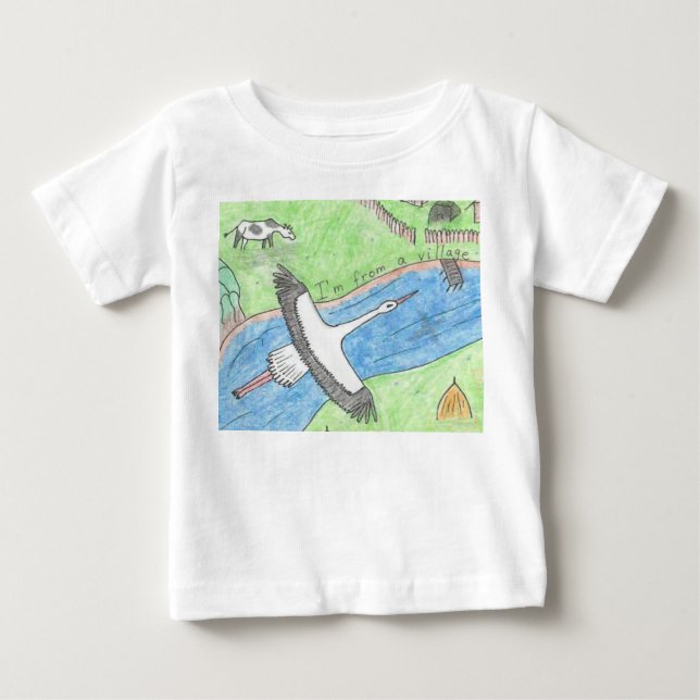 Camiseta De Bebé Vibraciones del pueblo (Anverso)