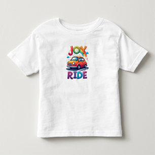 Camiseta De Bebé 🎨 Vibraciones Felices de Coche para los Pequeños 