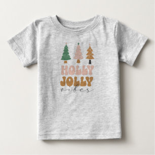 Camiseta De Bebé Vibraciones Holly Jolly