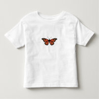 Vibrant Monarch Butterfly Illustration on Light Ba