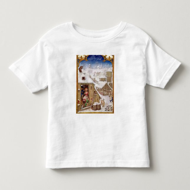 Camiseta De Bebé Vida campesina, de 'Breviarium Grimani (Anverso)