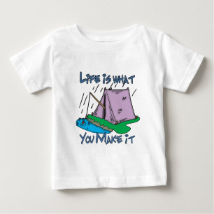 Camiseta De Bebé Vida de campamento