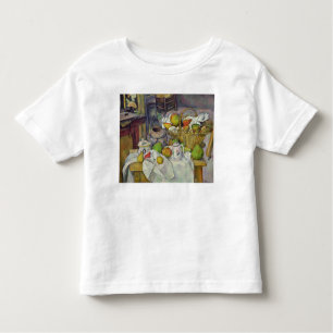 Camiseta De Bebé Vida de Paul Cezanne el   aún con la cesta,