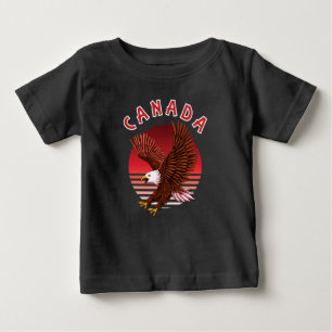 Camiseta De Bebé Vida silvestre del águila calva - Canadá