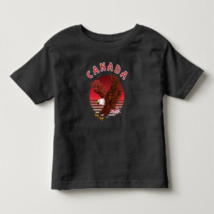 Camiseta De Bebé Vida silvestre del águila calva - Canadá