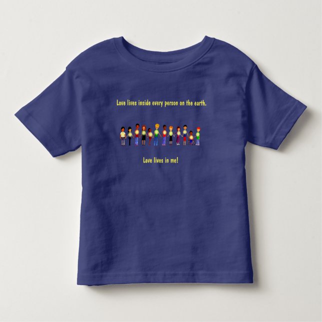 Camiseta De Bebé Vidas del amor en mí para los niños (Anverso)