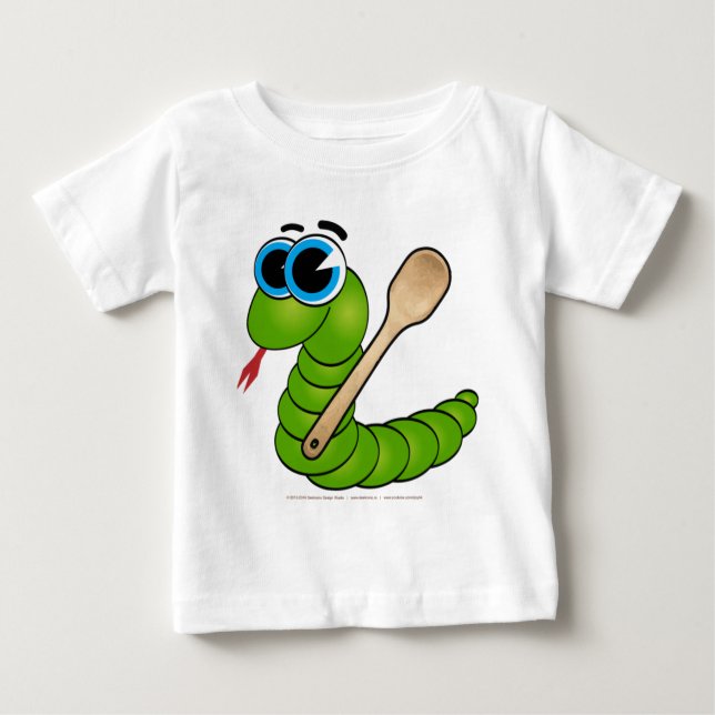 Camiseta De Bebé Vídeo del Ide Zmija - serpiente de funcionamiento (Anverso)