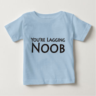 Camiseta De Bebé Videojuegos y juego - usted es Noob de