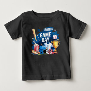 Camiseta De Bebé Videos del día de juego
