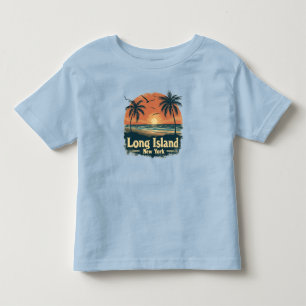 Camiseta De Bebé Videos Retro Beach de Long Island New York