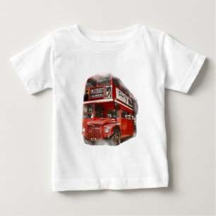 Camiseta De Bebé Viejo autobús rojo de Londres
