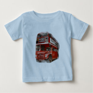 Camiseta De Bebé Viejo autobús rojo de Londres