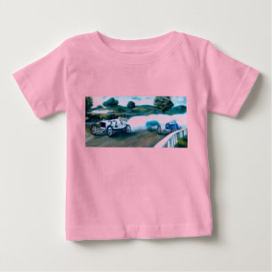 Camiseta De Bebé viejo bebé de los coches de carreras