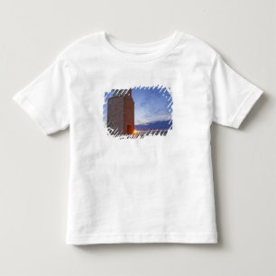 Camiseta De Bebé Viejo granero en Collins Montana al amanecer