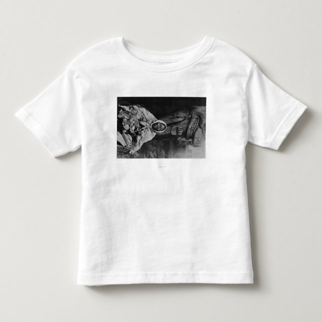 Camiseta De Bebé Viejo médico de bruja indio en la fotografía de (Anverso)