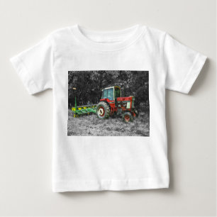 Camiseta De Bebé Viejo Tractor Internacional Painterly