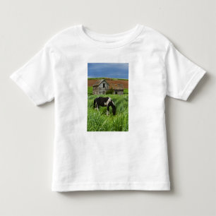 Camiseta De Bebé Viendo caballos en un campo en el Palouse 2
