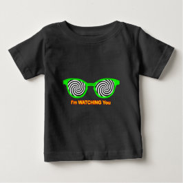 Camiseta De Bebé Viendo Hypnotize Gafas de Sol Rim Verde El MUSEO