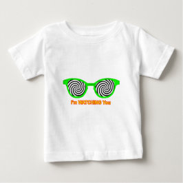 Camiseta De Bebé Viendo Hypnotize Gafas de Sol Rim Verde El MUSEO