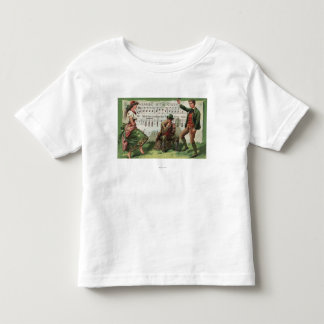 Camiseta De Bebé Viendo la Sheetmusic verde