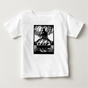 Camiseta De Bebé Viento en la camiseta bebé y salvaje