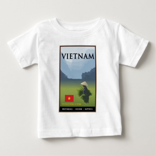 Camiseta De Bebé Vietnam (Anverso)