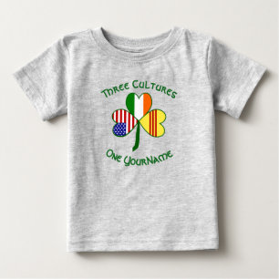 Camiseta De Bebé Vietnam del Sur Irlanda EE. UU. Bandera de Trébol 