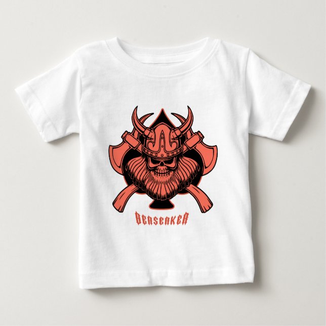 Camiseta De Bebé Viking Berserker (Anverso)