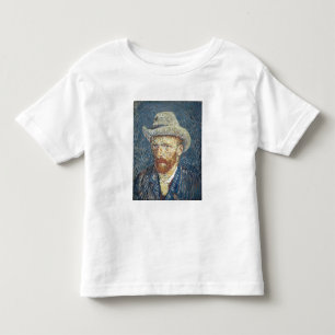 Camiseta De Bebé Vincent van Gogh   Autoretrato con Gorra Felt