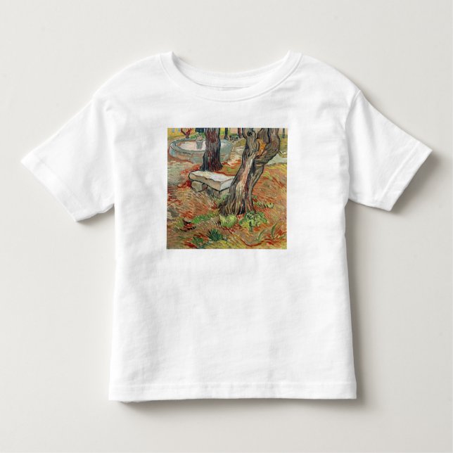 Camiseta De Bebé Vincent van Gogh el | el banco en el Santo-Remy (Anverso)