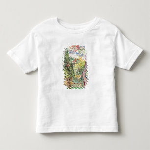 Camiseta De Bebé Vincent van Gogh el el jardín del hospital de