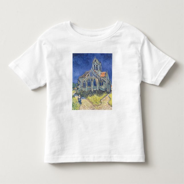 Camiseta De Bebé Vincent van Gogh el | la iglesia en el (Anverso)